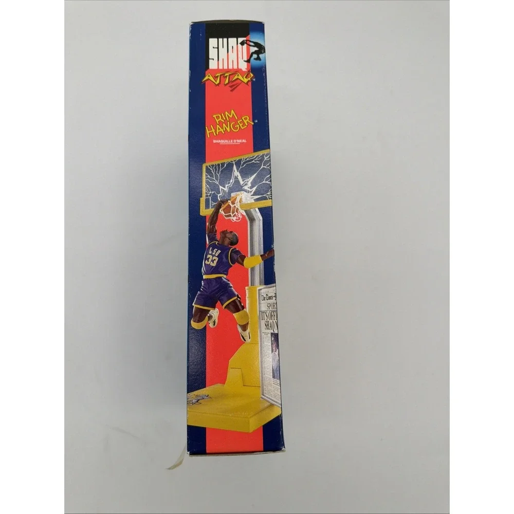 1993 Kenner Shaquille O'Neal Shaq Attaq Rim Hanger Action Figure